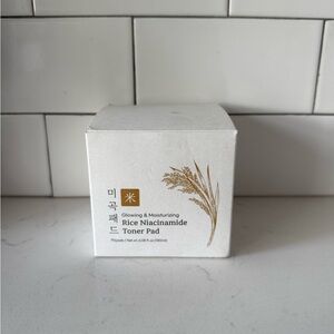 Glam Fox Glowing & Moisturizing Rice Niacinamide Toner Pads | 90ct / 180ml - NWB